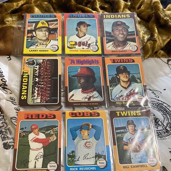 1975 Topps Chewing Gum Baseball Cards Partial - Picture 3 of 5